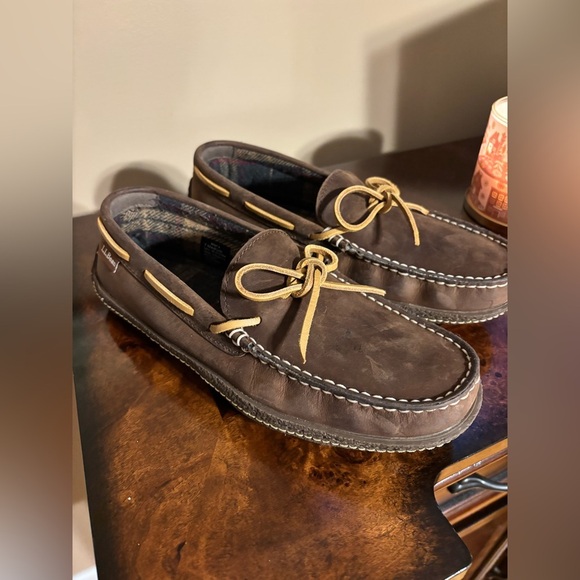 L.L. Bean Dark Brown Leather Loafers main image 5